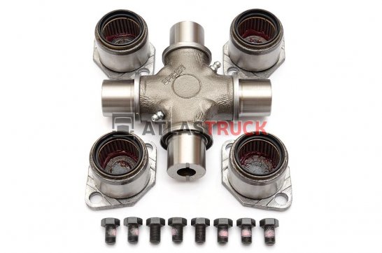 Хрестовина карданного валу 49х155, на 4-х чашках пластини