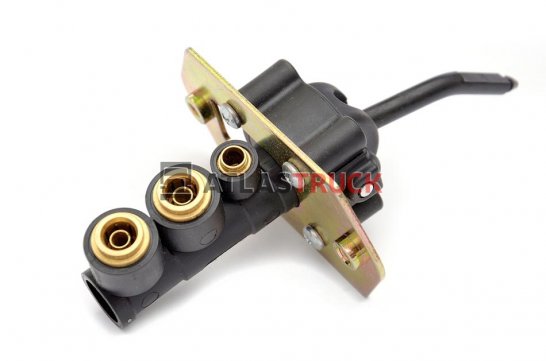 Кран стояночного тормоза п/прицепа, в кабине (парашют)