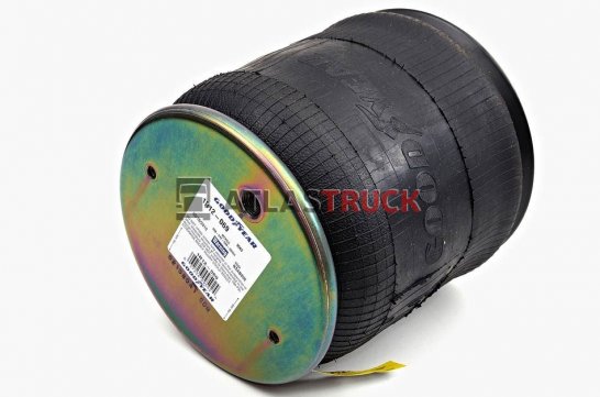 Пневмоподушка со стак. зад.ось низ-1шп. верх-2отверст.+штуц. смещен*